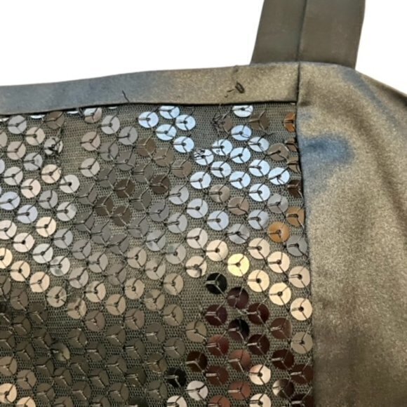 110 West DRESS SEQUINS CHIFFON WOMEN'S DRESS SIZE 12 Shiny Party Holiday - Picture 12 of 16